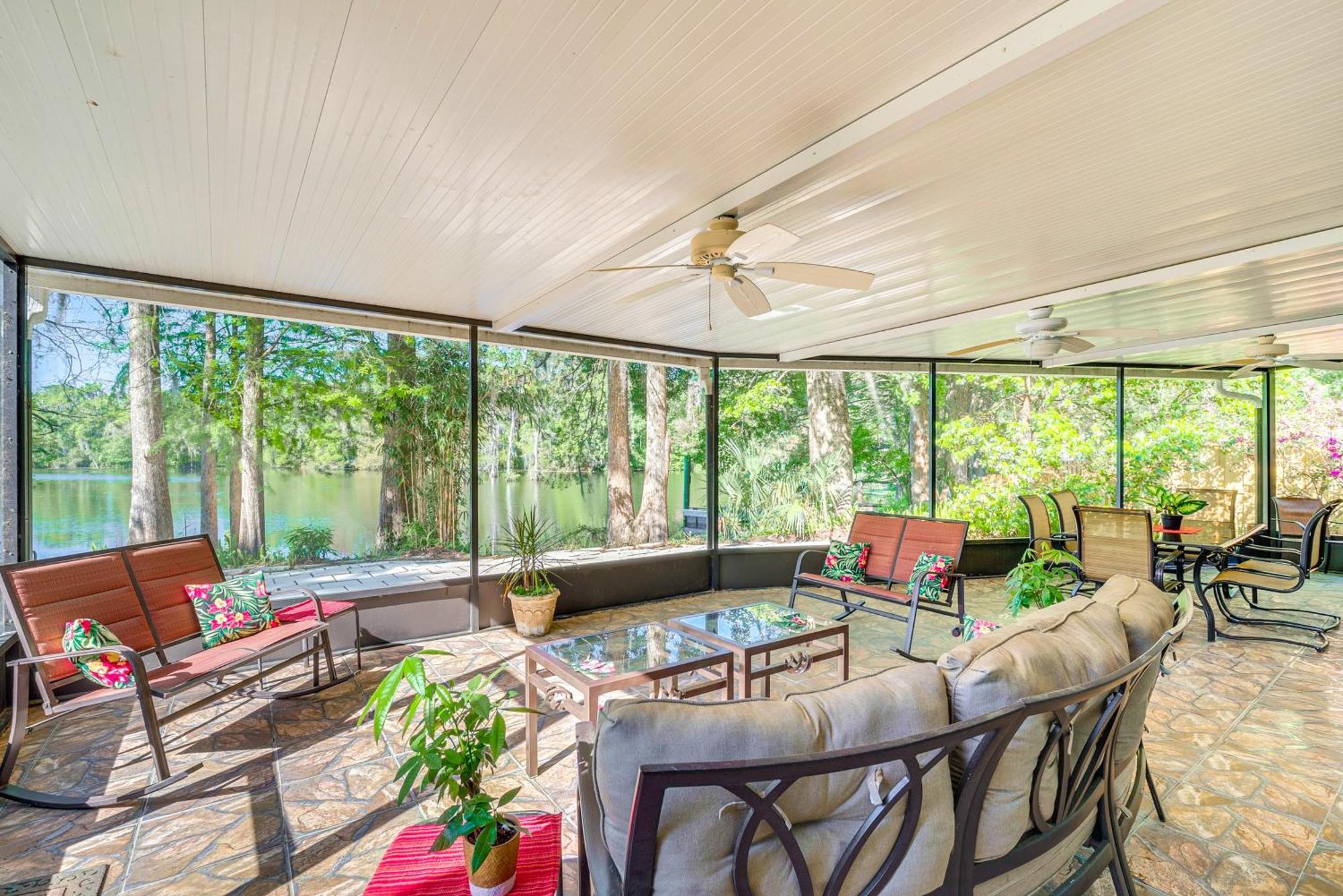 Waterfront Dunnellon Home With Private Dock And Lanai! 외부 사진