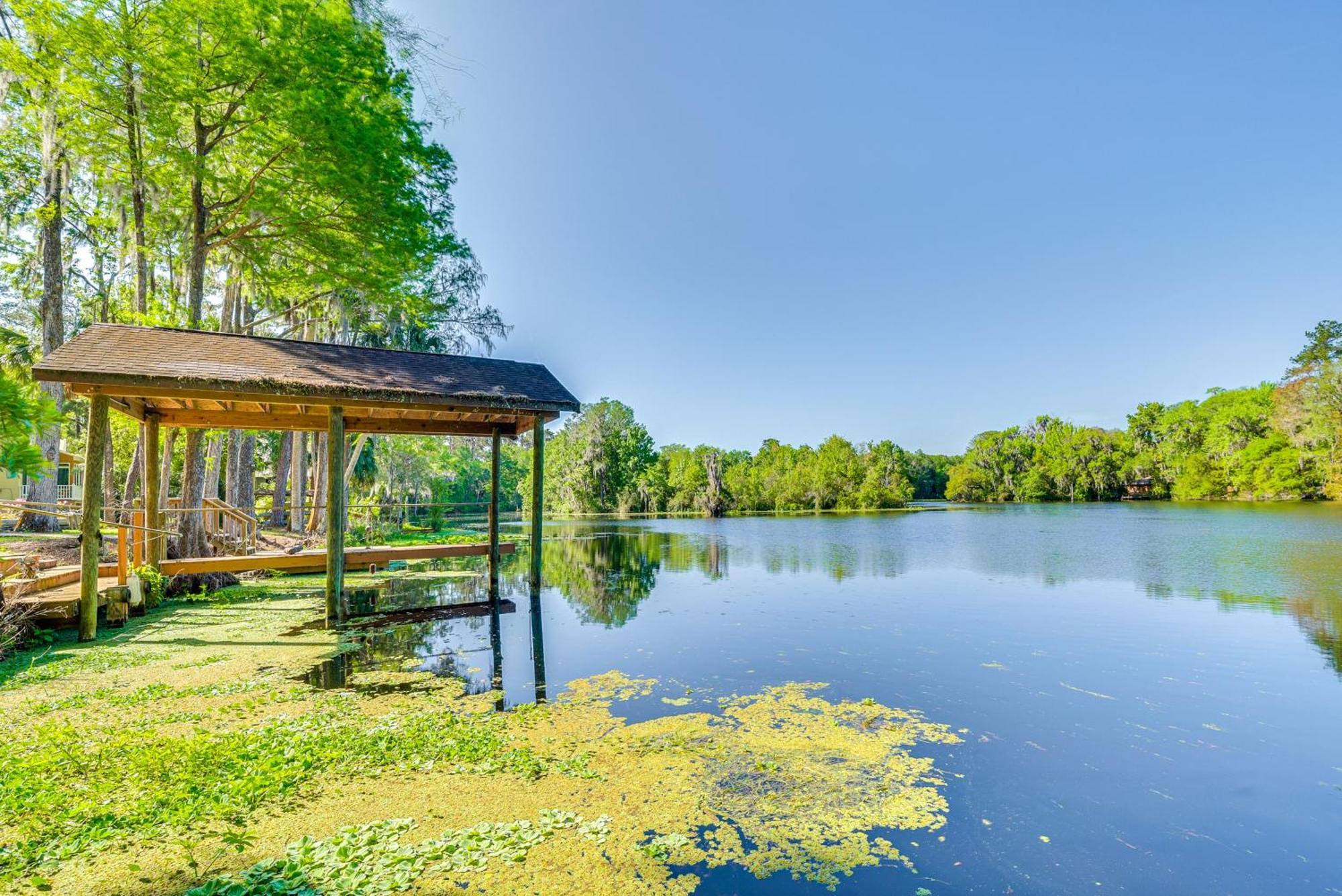 Waterfront Dunnellon Home With Private Dock And Lanai! 외부 사진